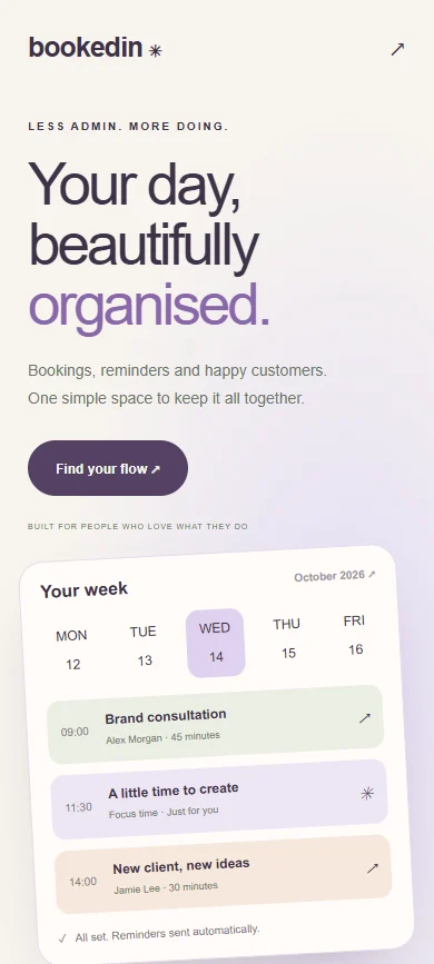 Mobile website design preview