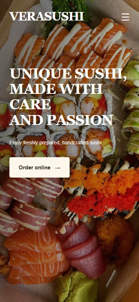 Mobile website design preview